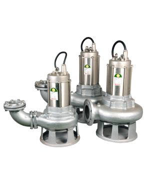 JS JST-37SKSS Manual Submersible Stainless Steel Cutter Pump