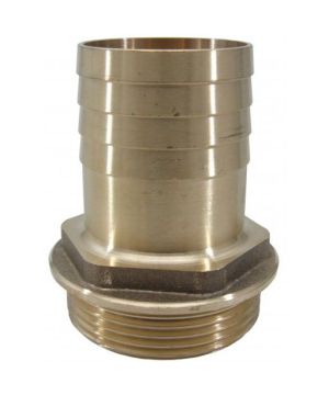 Male BSP - Threaded Brass Hosetail - 1¼" x 30mm