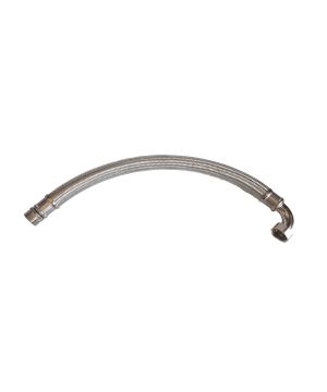 Tubiflex Flexible Braided Hose 1" x 500mm Elbow