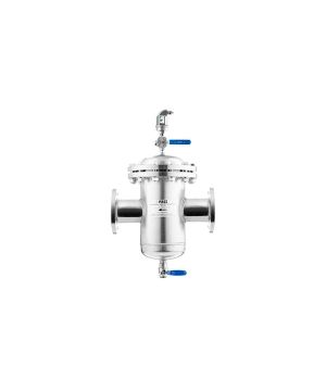 Fabricated Products - 1 Pass Combined Air & Dirt Separator - Stainless Steel - 200mm - PN16