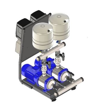 Trebles Eco Boost 5221-5HM07S-INV/1 Cold Water Booster Set - 230V - Single Phase - 83 Ltr/min