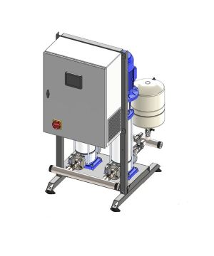 Trebles EcoPlus 5240-3SV16F-INV/1 Cold Water Booster Set - 230V - Single Phase - 50 Ltr/min