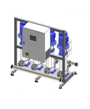 Trebles EcoPlus 5242-15SV04F-INV/3 Cold Water Booster Set - 400V - Three Phase - 250 Ltr/min