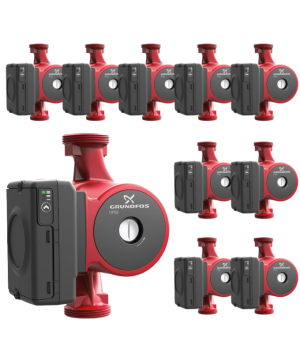 Grundfos - UPS2 25-80 Heating Circulator Pump - 240V Pack of 10 pcs