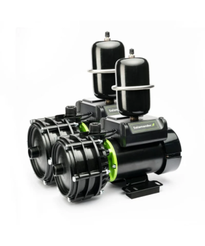 Salamander - RP120SU SuperBooster Pack Universal Negative Head - 2x 3.6 Bar. - Single Impeller - Shower Pumps - 230V