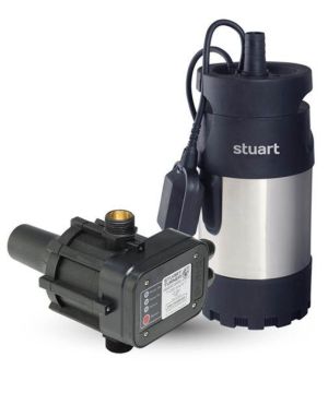 Stuart Turner Diver 45B Boostamatic Submersible Drainage/Well Pump - with Float Switch - 240v